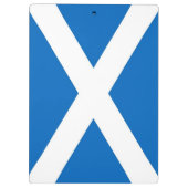 Patriottisch klembord met vlag van Schotland, VK (Achterkant)