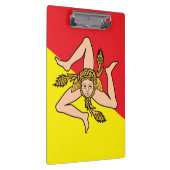 Patriottisch Klembord met vlag van Sicilië (Rechts)