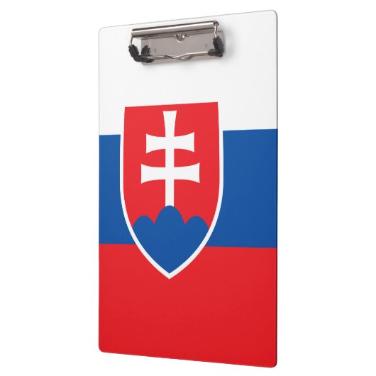 Patriottisch Klembord met vlag van Slowakije (Links)