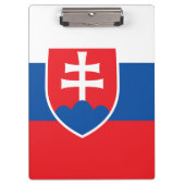 Patriottisch Klembord met vlag van Slowakije (Voorkant)