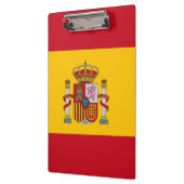 Patriottisch Klembord met vlag van Spanje (Links)