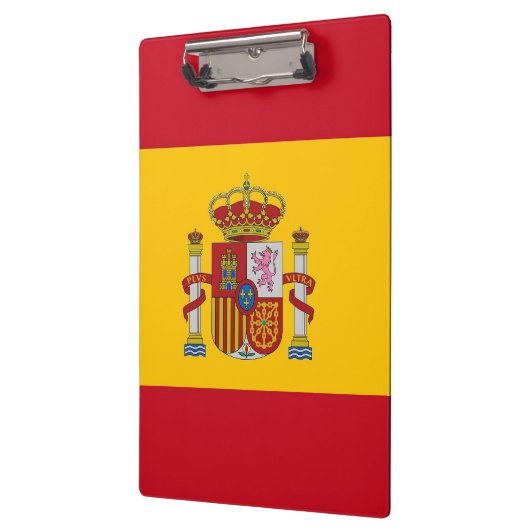 Patriottisch Klembord met vlag van Spanje (Links)