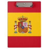 Patriottisch Klembord met vlag van Spanje (Voorkant)