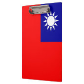 Patriottisch klembord met vlag van Taiwan (Links)