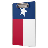 Patriottisch Klembord met vlag van Texas, Verenigd (Links)