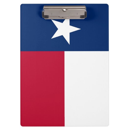 Patriottisch Klembord met vlag van Texas, Verenigd (Voorkant)