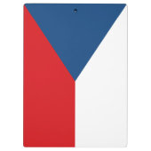 Patriottisch Klembord met vlag van Tsjechië (Achterkant)