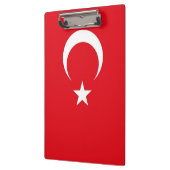 Patriottisch klembord met vlag van Turkije (Links)