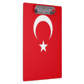 Patriottisch klembord met vlag van Turkije (Rechts)