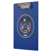 Patriottisch Klembord met vlag van Utah, Verenigde (Links)