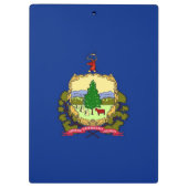 Patriottisch Klembord met vlag van Vermont, Vereni (Achterkant)