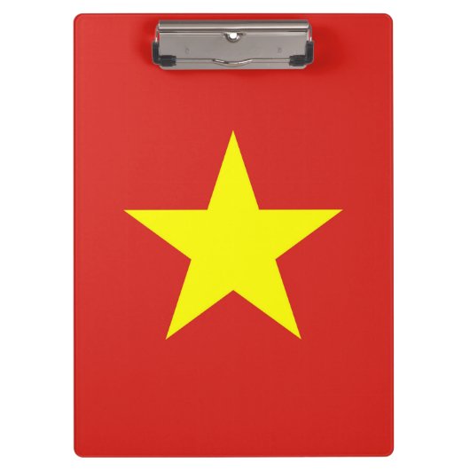 Patriottisch klembord met vlag van Vietnam (Voorkant)