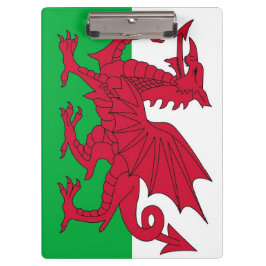 Patriottisch Klembord met vlag van Wales, Verenigd