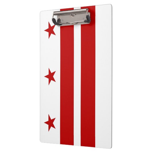 Patriottisch Klembord met vlag van Washington DC U (Links)