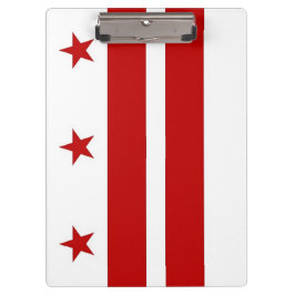 Patriottisch Klembord met vlag van Washington DC U