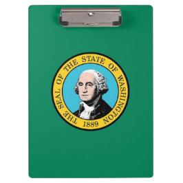 Patriottisch Klembord met vlag van Washington, Ver