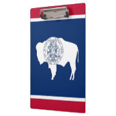 Patriottisch Klembord met vlag van Wyoming, Vereni (Links)