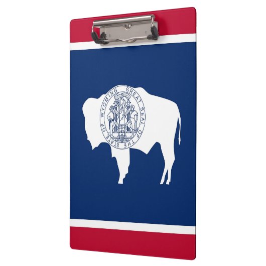 Patriottisch Klembord met vlag van Wyoming, Vereni (Links)