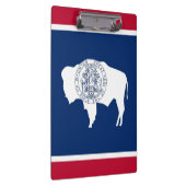 Patriottisch Klembord met vlag van Wyoming, Vereni (Rechts)