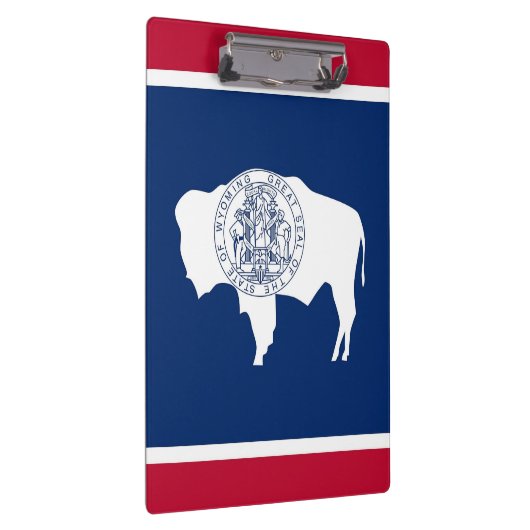 Patriottisch Klembord met vlag van Wyoming, Vereni (Rechts)