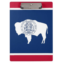 Patriottisch Klembord met vlag van Wyoming, Vereni