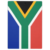 Patriottisch Klembord met vlag van Zuid-Afrika (Achterkant)