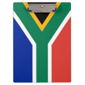 Patriottisch Klembord met vlag van Zuid-Afrika (Voorkant)