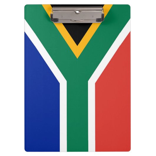 Patriottisch Klembord met vlag van Zuid-Afrika (Voorkant)