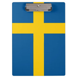 Patriottisch Klembord met vlag van Zweden