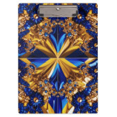 Patriottisch Klembord met Zweedse kleuren (Voorkant)