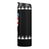 Patriottisch Kroatië reist Mug, Kroatische vlag Thermosbeker (Geroteerd rechts)
