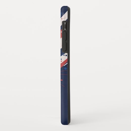 Patriottisch Kruis Case-Mate iPhone Case (Achterkant/links)