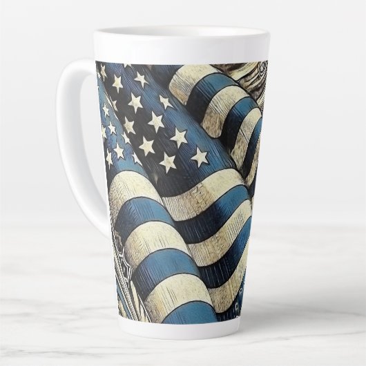 patriottisch kunstenaarschap latte mok (Linkerhoek)