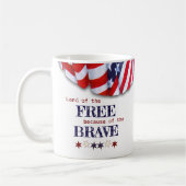 Patriottisch land van de Vrije Bunting Koffiemok (Links)