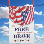 Patriottisch land van de Vrije Bunting Theedoek