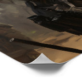 Patriottisch Leger Soldaat Poster | Steun onze tro (Hoek)