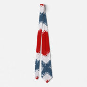 Patriottisch Liberty Square Rood Wit & Blauw Stropdas (Achterkant)