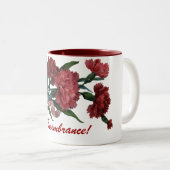  patriottisch lint en bloemen tweekleurige koffiemok (Voorkant rechts)