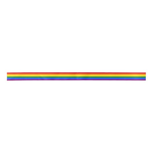 Patriottisch lint met Pride Regenboog Vlag van LGB (Voorkant)