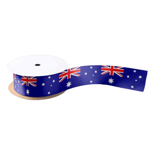 Patriottisch lint met vlag van Australië (Spoel)