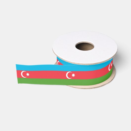 Patriottisch lint met vlag van Azerbeidzjan (Spoel)