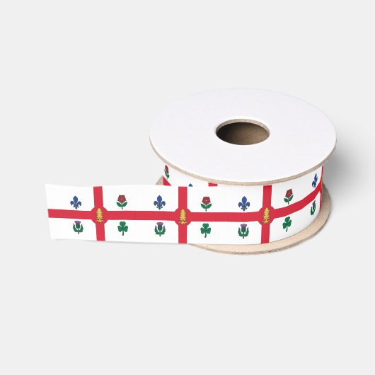 Patriottisch lint met vlag van Montreal (Spoel)
