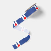 Patriottisch lint met vlag van Toronto, Canada (Achterkant)