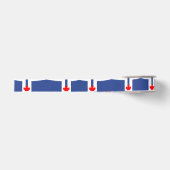 Patriottisch lint met vlag van Toronto, Canada (Voorkant)