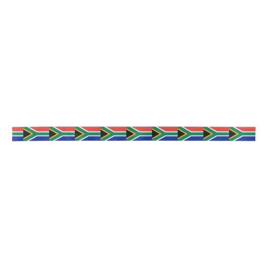 Patriottisch lint met vlag van Zuid-Afrika (Voorkant)