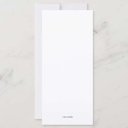 Patriottisch lint Santa Kaart (Achterkant)