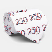 Patriottisch lint voor 250e verjaardag van de VS Stropdas (Opgerold)