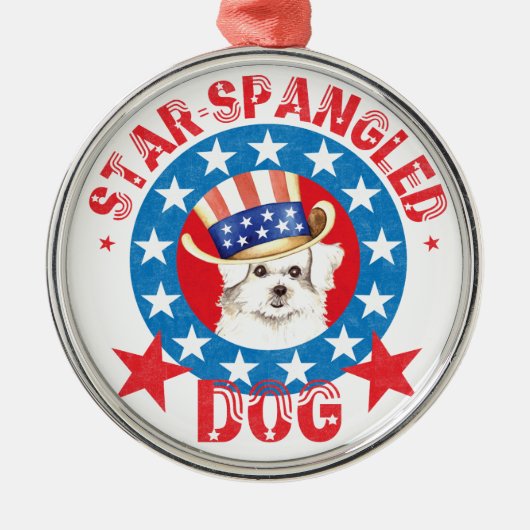 Patriottisch Maltees Metalen Ornament (Voorkant)