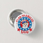 Patriottisch Maltees Ronde Button 3,2 Cm (Voorkant /achterkant)