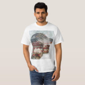 Patriottisch Man dubbele belichting T-shirt (Voorkant volledig)